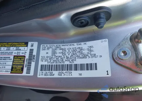 2014 Toyota Tundra Sr5 5.7L V8 z USA, uszkodzony, nr VIN 5TFDW5F15EX346783